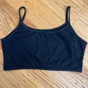 SHEIN Black Textured Top